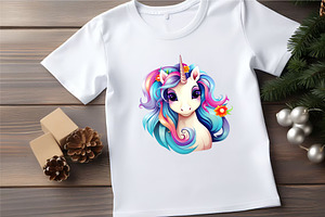 Cute Rainbow Unicorns 02. TShirt