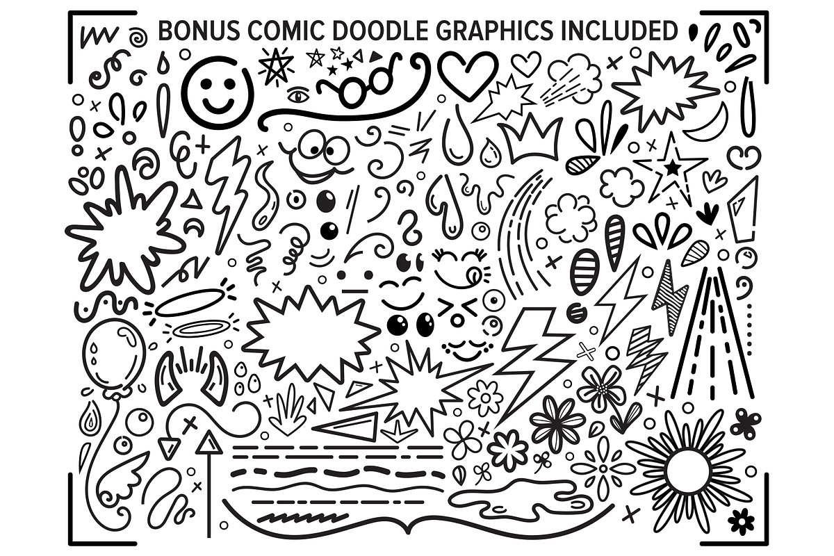 Hey Fox Rounded Font Trio + BONUS preview 3