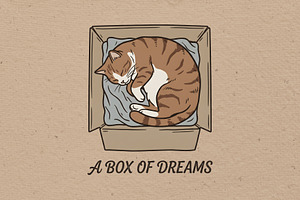 A box of dream illustration, an Animal Illustration by Vectorlina