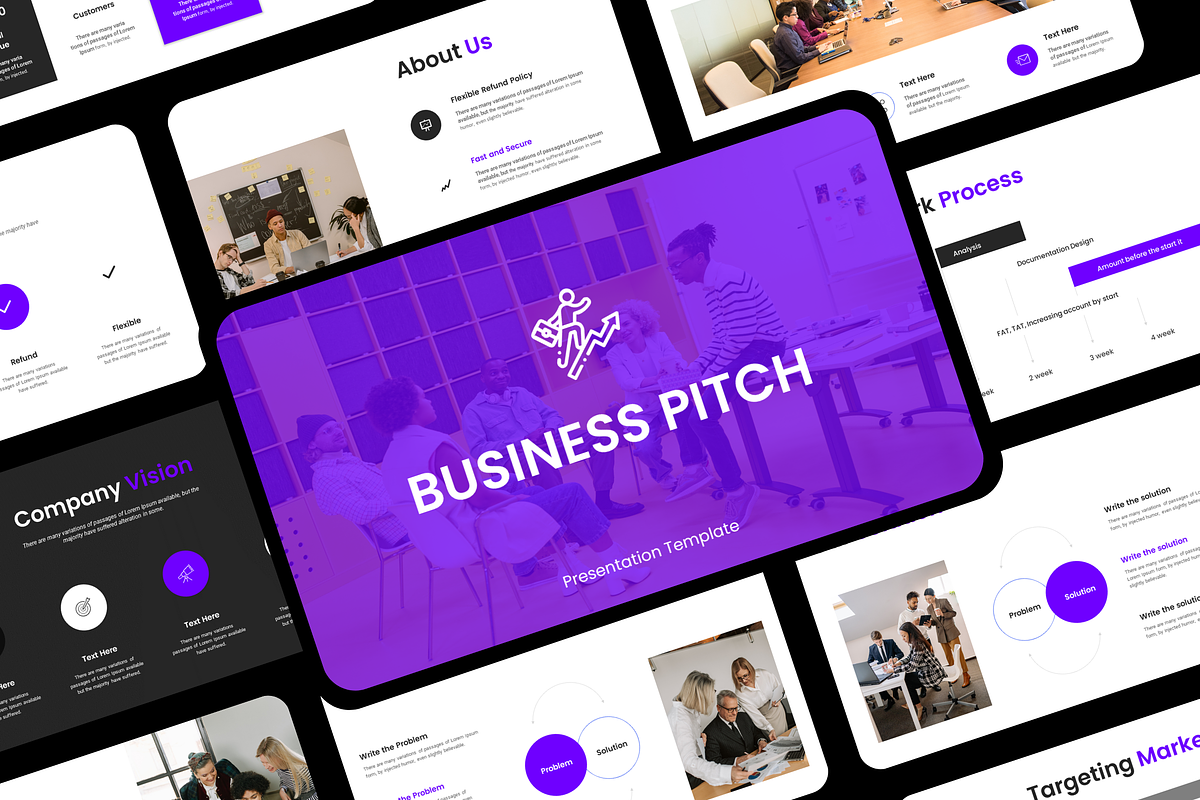 Business Pitch Deck Presentation
