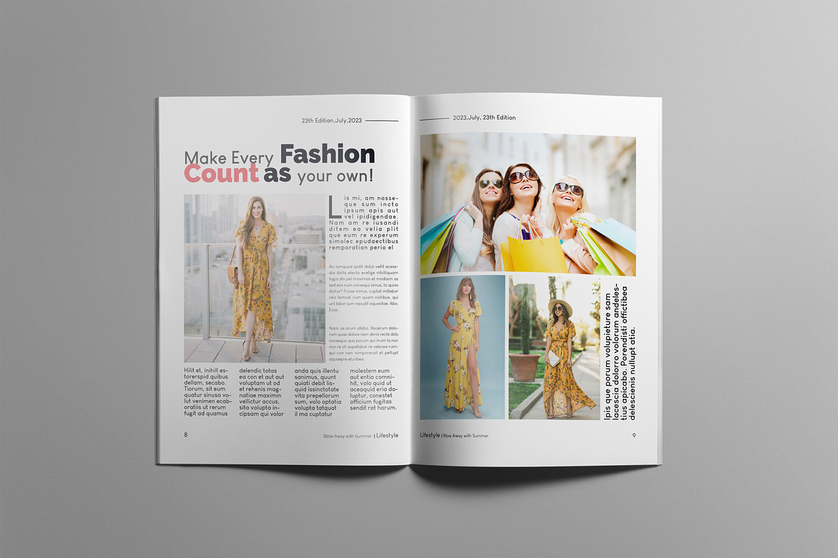 Lifestyle Magazine Layout