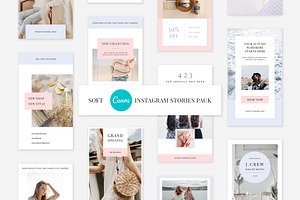 Soft CANVA Instagram Stories Pack