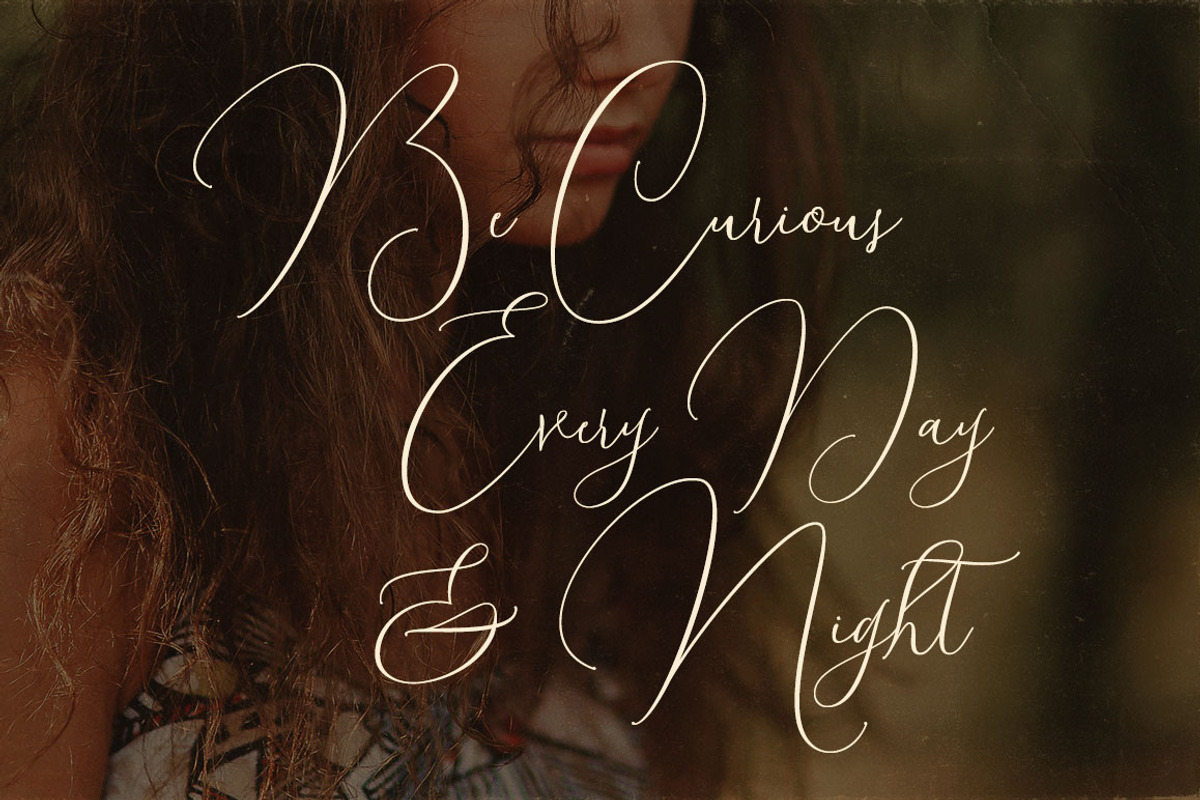 Shailene Script Font preview 4