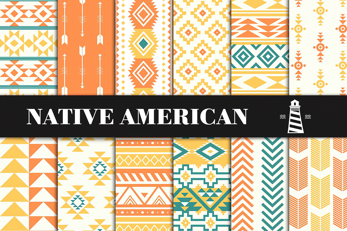 Native American Patterns, a Background Graphic by Norse Studio (Photo 1 of 3)