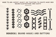 Woodcut Shapes – Illustration Kit, a Decorative Illustration by Madeline ODonoghue Design (Thumbnail 5 of 6)