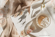 Peach watercolor flowers collection, a Decorative Illustration by Grace Noboa Illustrations (Thumbnail 7 of 10)