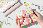 Watercolor pink and red roses, an Illustration by Valin Malin (Thumbnail 10 of 16)