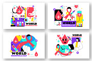 10 World Hemophilia Day Illustration, a Healthcare Illustration by denayunebgt (Thumbnail 2 of 4)