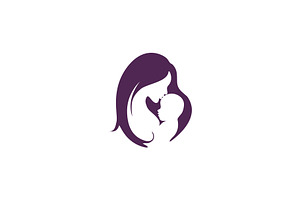 Mother & Child Logo, a Branding & Logo Template by Graphic_Maker_Bogura