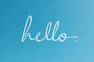 Minimalist hello text in elegant, a Background Photo by MistyDay