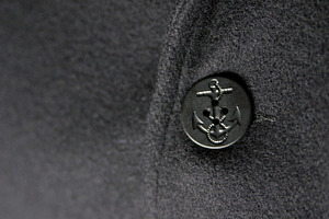Anchor Coat Button