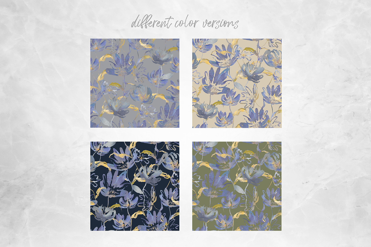 ELEGANT BOTANICAL SEAMLESS DESIGN, a Pattern Graphic by MartinShop (Photo 9 of 10)