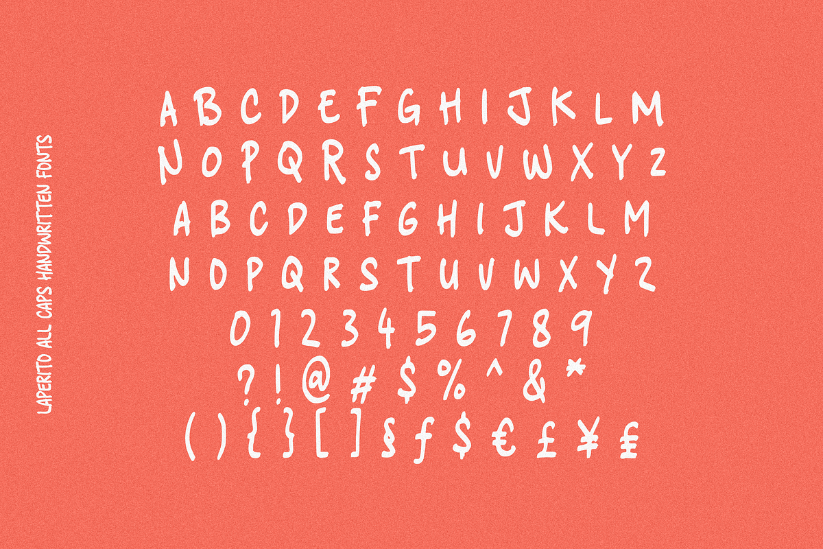 Laperito Handwriting, a Script Font by 24Design Studios (Photo 8 of 8)