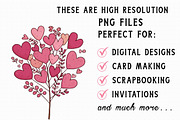 Whimsical Romantic Valentine Clipart, an Illustration by Libby Wishes (Thumbnail 6 of 8)