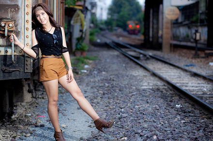 Fashion portrait asian girl featuring adorable, adult, and asian, a Person Photo by a454