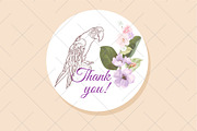 Birds bundle, an Animal Illustration by IPVector (Thumbnail 6 of 6)