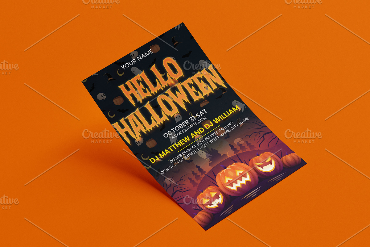 Halloween Horror Party Flyer 2022, a Flyer Template by ExpertDesigner411 (Photo 4 of 5)