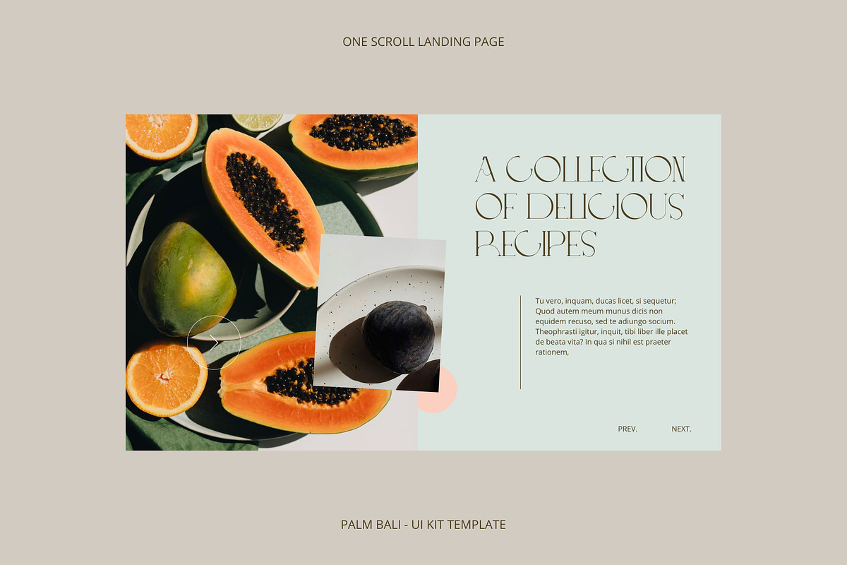 Palm Bali | Services UI Template, a Landing Page Template by Skolastika Phoebe (Photo 3 of 6)