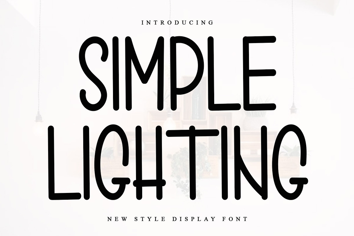SIMPLE LIGHTING, a Serif Font by InermediaSTUDIO (Photo 1 of 6)