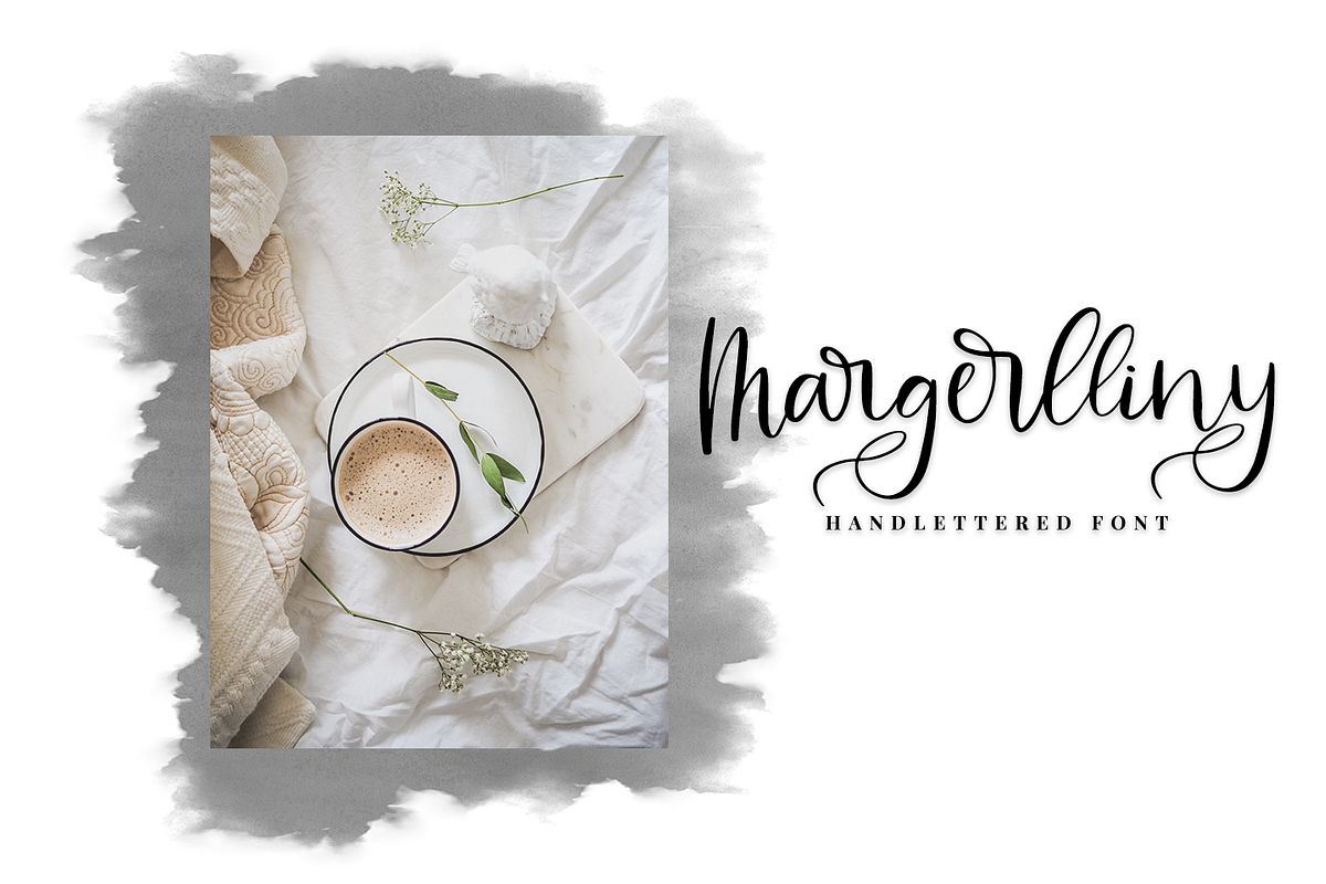 Margerlliny-Modern calligraphy font, a Script Font by Quothron (Photo 5 of 6)