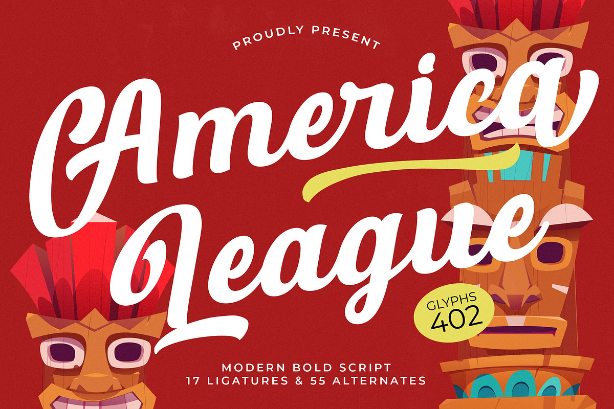 America League Modern Bold Script, a Script Font by timelesstype.co (Photo 1 of 20)