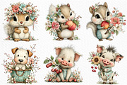 Whimsical Summer Baby Animals Clipar, an Illustration by Craft Nest (Thumbnail 3 of 12)
