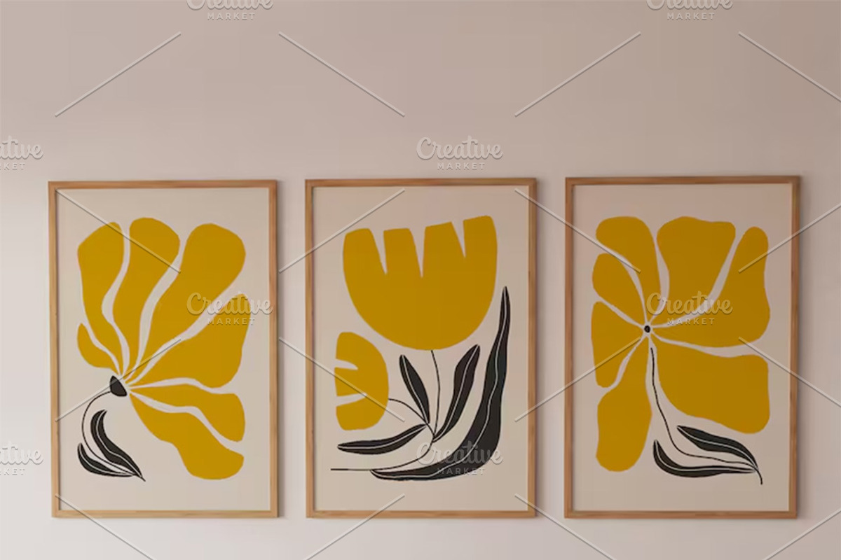 Abstract Botanical Gallery Wall Set, a Background Graphic by C Design Studio (Photo 17 of 21)