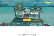 Multipurpose Landing Page Template, a Bootstrap Template by HasThemes (Thumbnail 1 of 4)