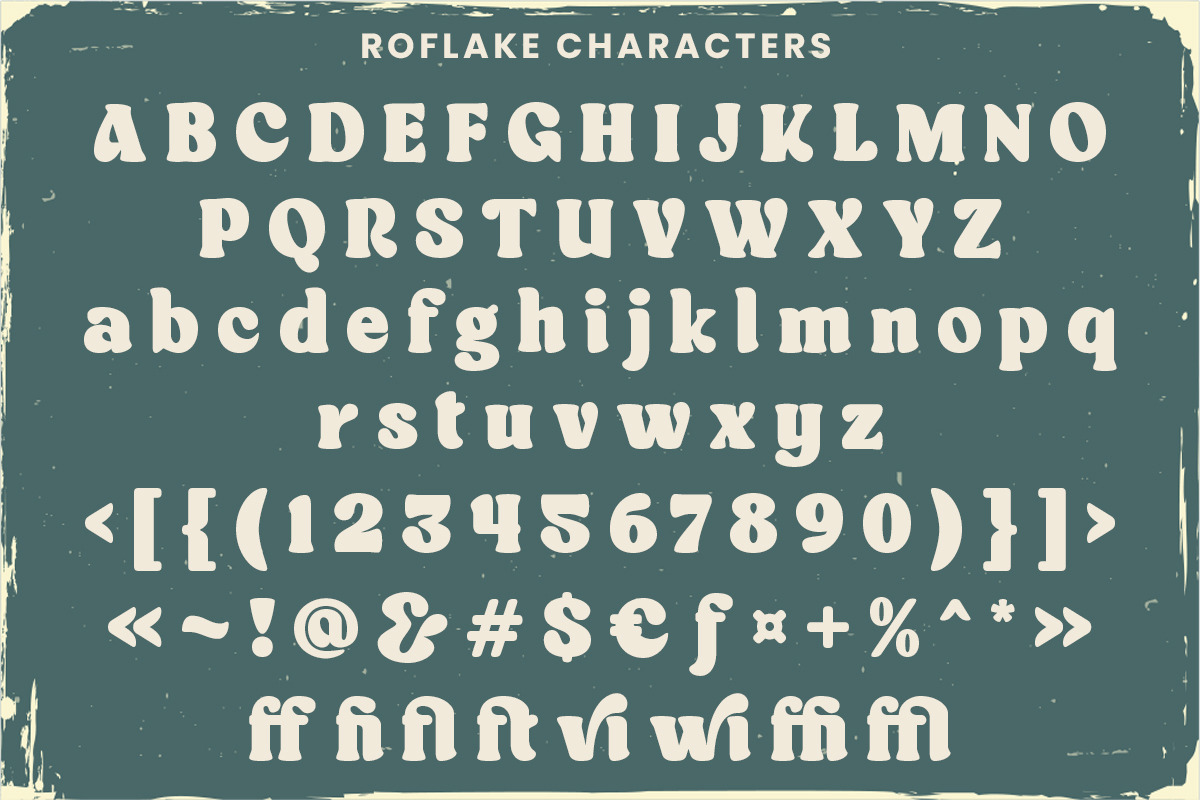 Roflake - Boldly Vintage Style, a Serif Font by roomspace creative lab (Photo 14 of 14)