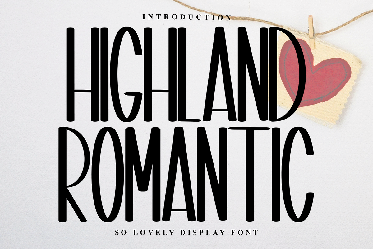 Highland Romantic, a Serif Font by InermediaSTUDIO (Photo 1 of 6)