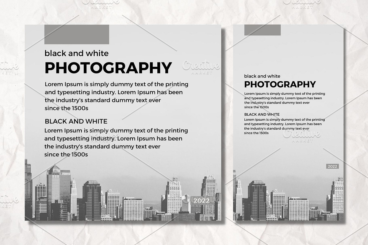 Black and White Photography, a Social Media Template by Aji Gallery (Photo 8 of 20)