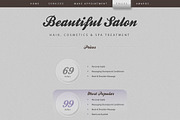 Beautiful Salon Website Template, a Websites & App Template by scottwills (Thumbnail 4 of 5)