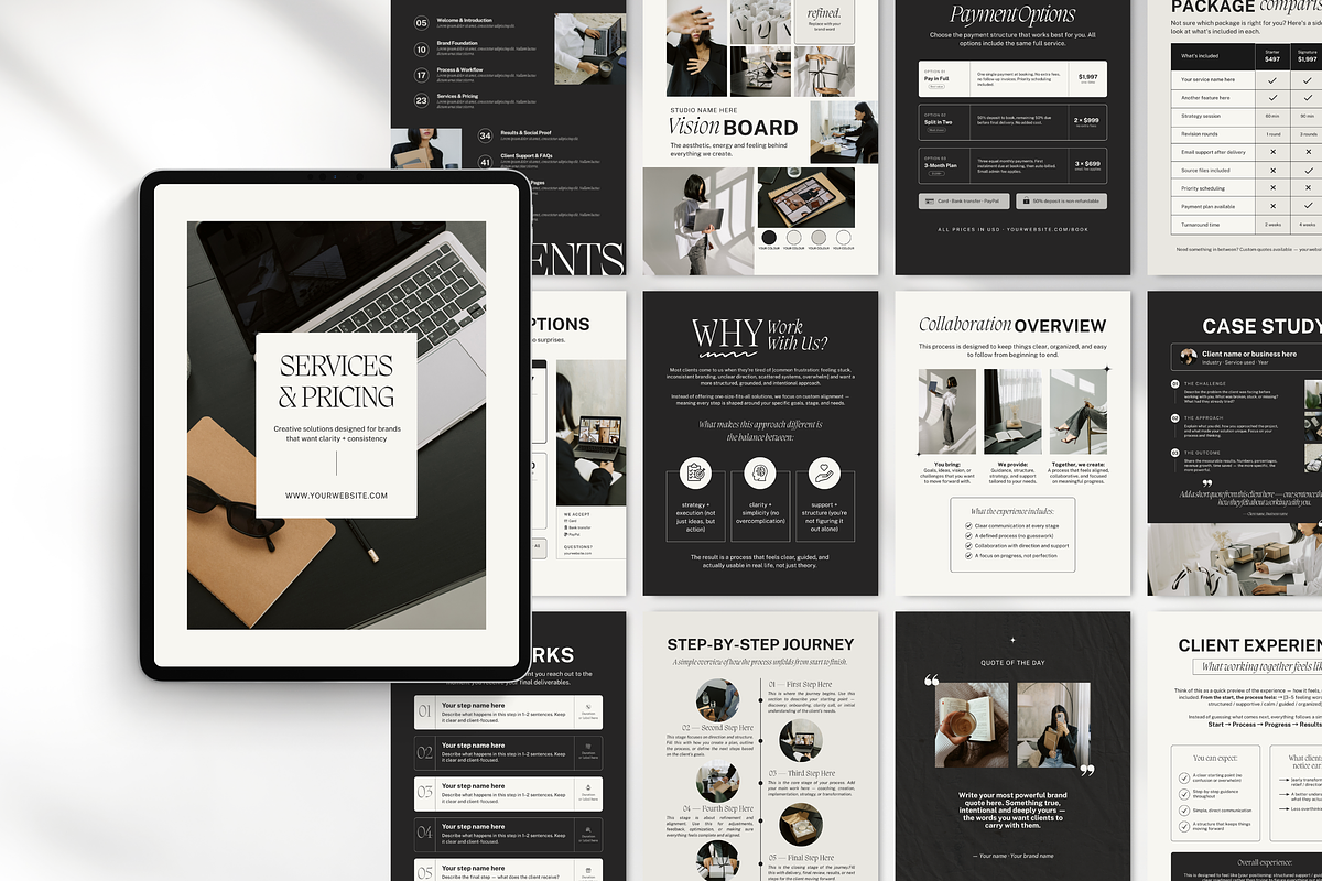 Services and Pricing Guide Template, a Brochure Template by DigiPax (Photo 6 of 11)