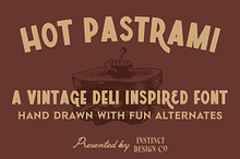 Hot Pastrami Hand Drawn Font