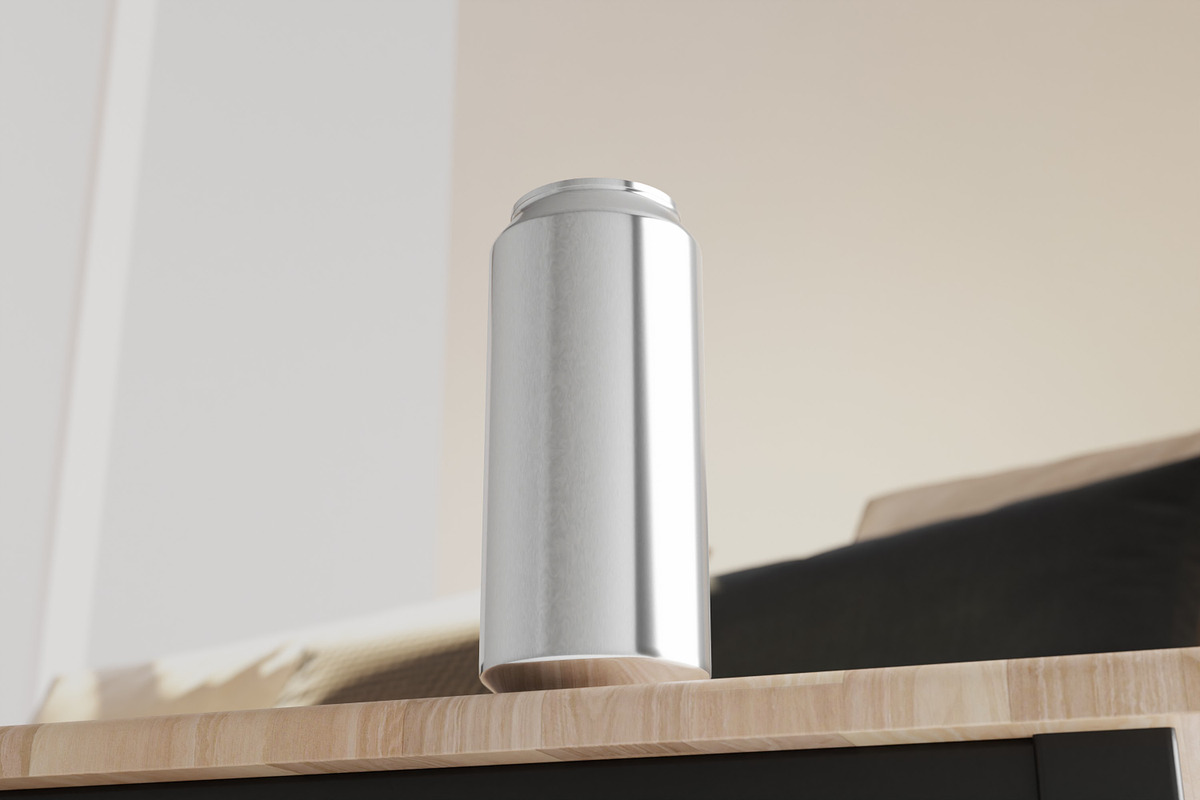 Drink Can PSD Mockup, a Packaging Mockup by Viswal Studio (Photo 2 of 2)