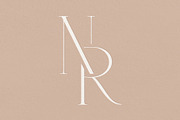 NR monogram, a Branding & Logo Template by LINKED LETTERS STUDIO (Thumbnail 1 of 2)