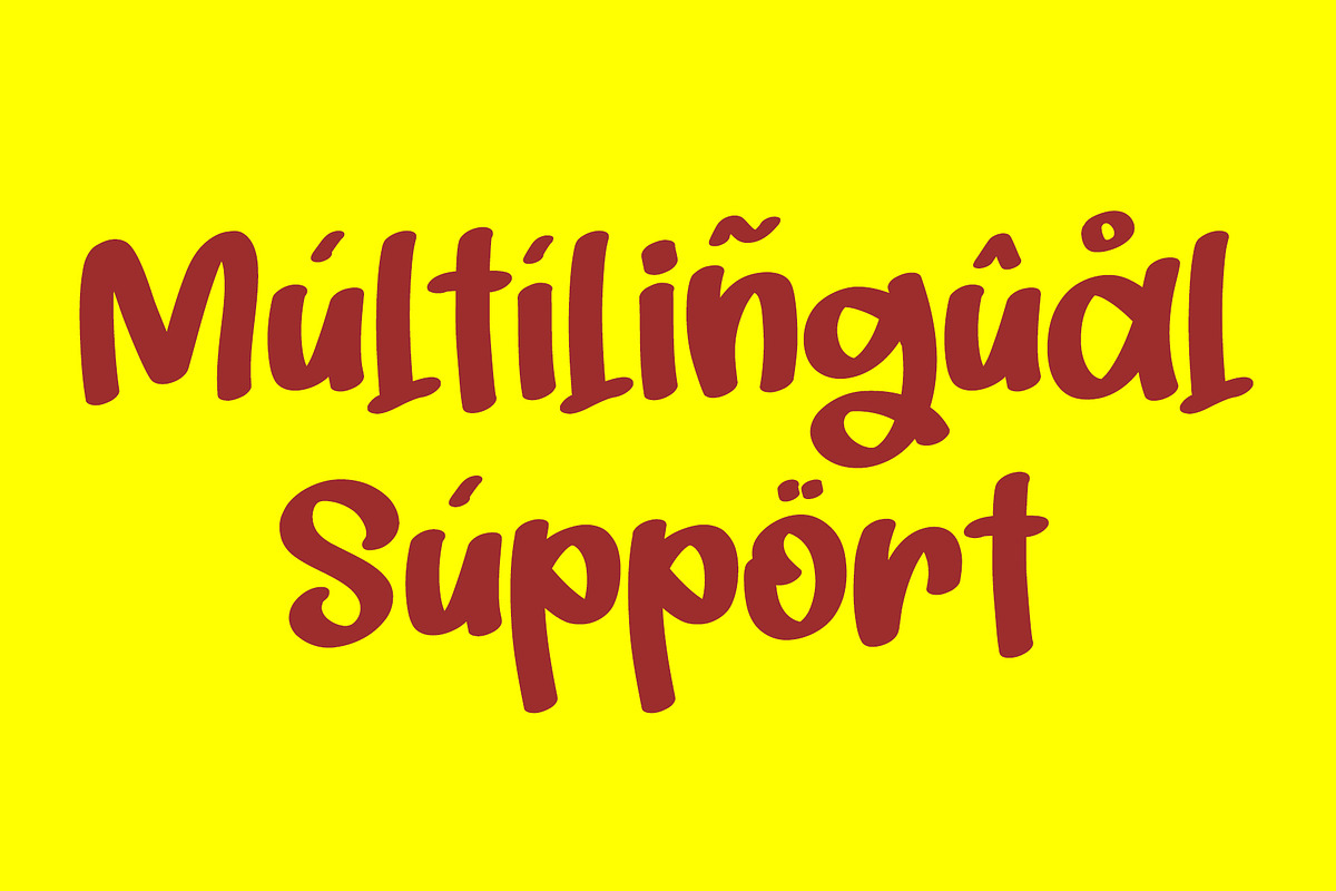 Playful Yellow, a Script Font by Letterafa Studio (Photo 7 of 7)