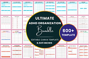 Ultimate ADHD Organization Bundle, a Stationery Template by Shumaya (Thumbnail 1 of 13)