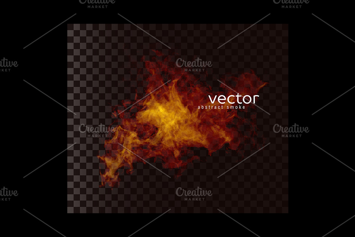 Vector fire shapes, an Illustration by Julvil | Creative Market