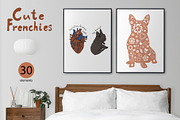 Frenchies, an Animal Illustration by Olillia (Thumbnail 4 of 7)