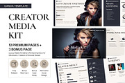 Media Kit Canva Template, a Brochure Template by Oshin Design (Thumbnail 1 of 8)