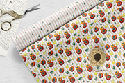 Watercolor Citrus Seamless Patterns, a Pattern Graphic by Oksana Dovhopol Art (Thumbnail 10 of 12)