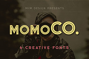 Momoco - Display Font, a Sans Serif Font by MIIM (Thumbnail 1 of 6)