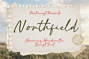 Northfield – Charming Handwritten, a Script Font by Portocraft (Thumbnail 1 of 14)