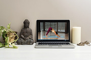 Yoga Instructor Mockup Bundle, a Books & Magazine Mockup by Ashley Alexandra Design (Thumbnail 13 of 15)