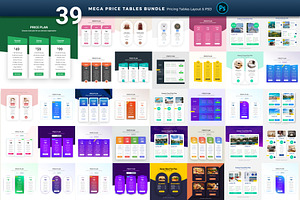 39 Mega Price Tables Bundle