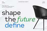Geometric Corporate Font - Orbigon, a Sans Serif Font by RagamKata (Thumbnail 2 of 10)