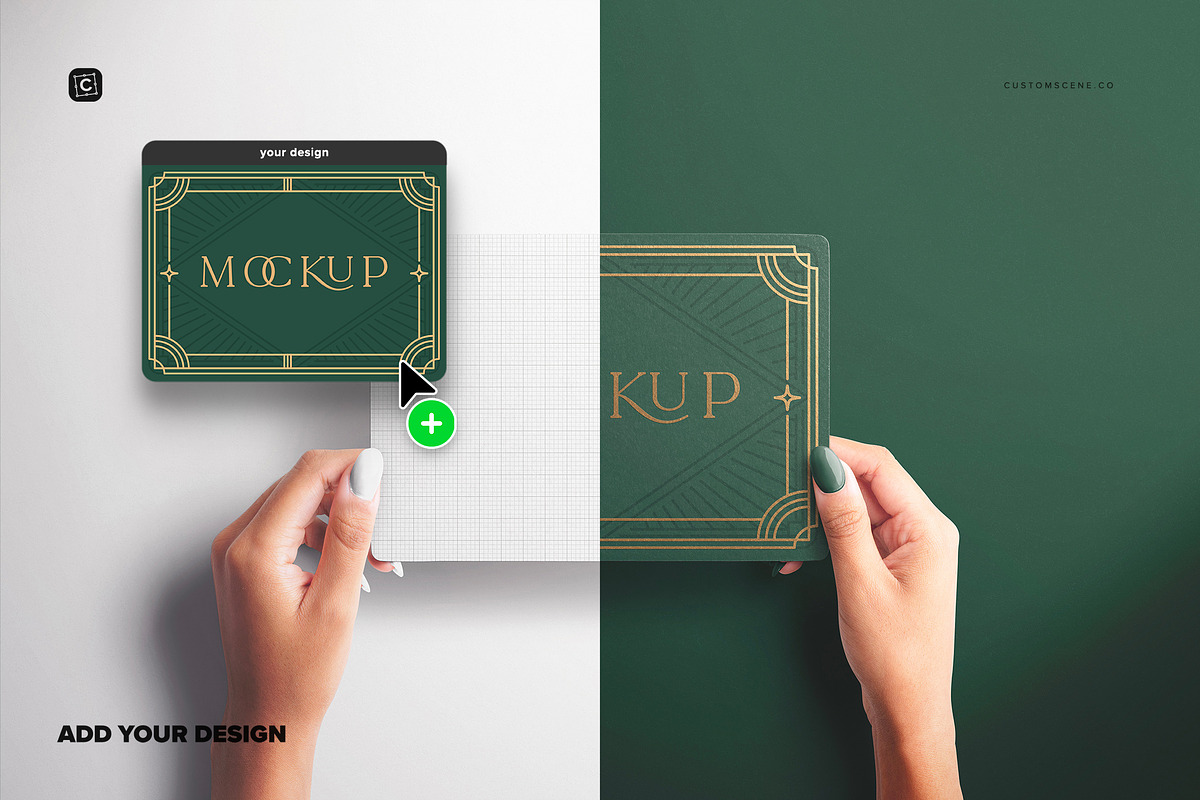 7x5in Paper Card Rounded Corners, a Mockup by Custom Scene (Photo 5 of 10)