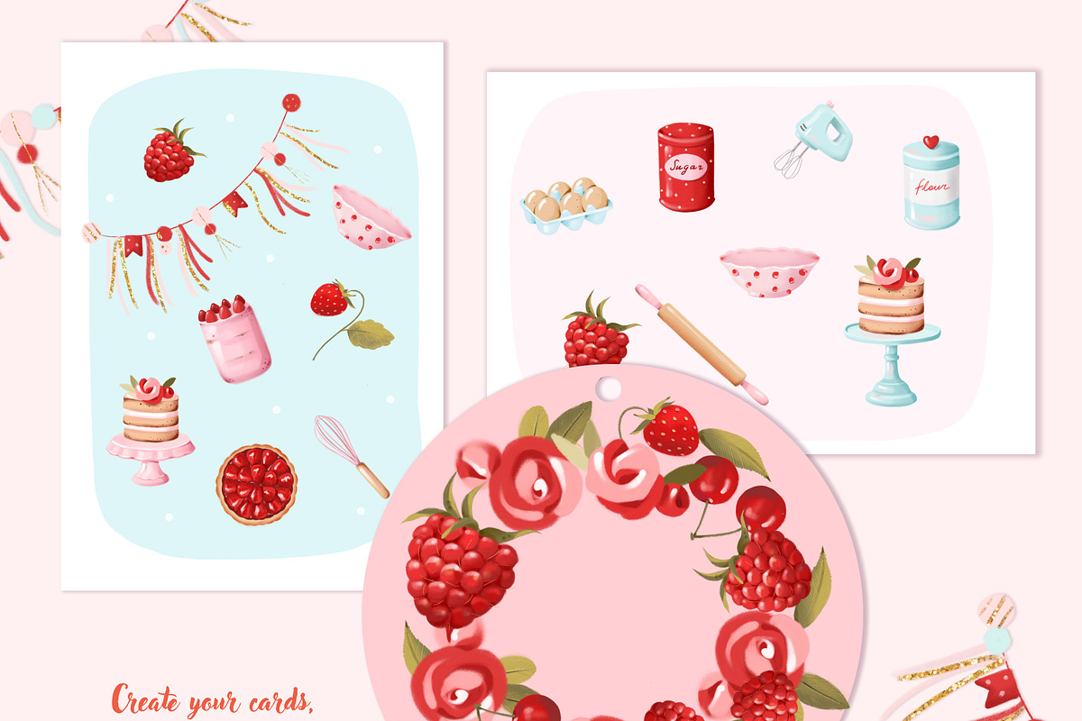 Home Bakery set, an Illustration by nathalieclaire (Photo 5 of 5)