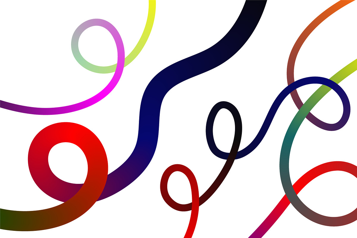 Abstract Curved Line Art, a Background Graphic by hkmonir (Photo 2 of 4)